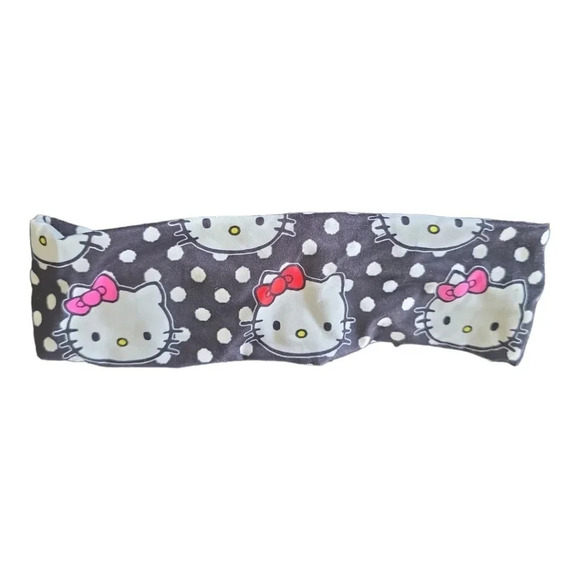 Hello Kitty Bow Polkadot Custom Homemade Headband - Picture 3 of 3